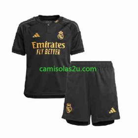 Camisolas de futebol Real Madrid Criança Equipamento 3ª 2023/24 Manga Curta
